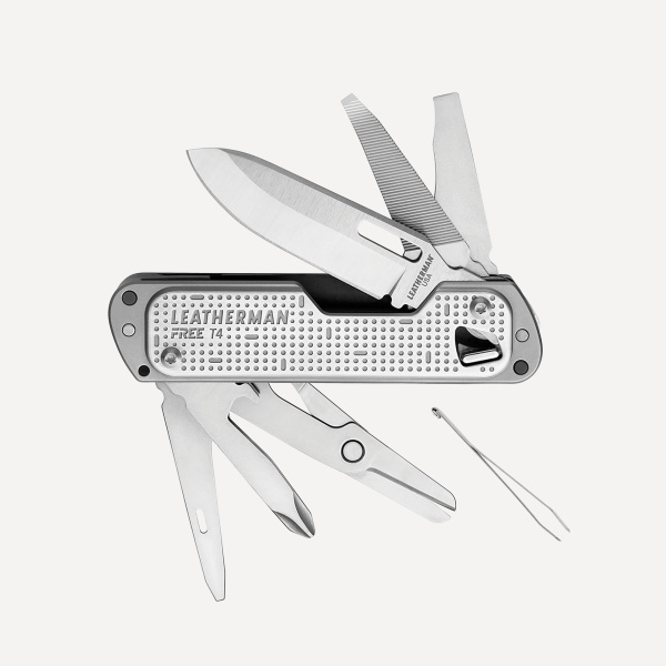 Мультитул Free T4, 12 функция, 9,3 см (Stainless; Box)